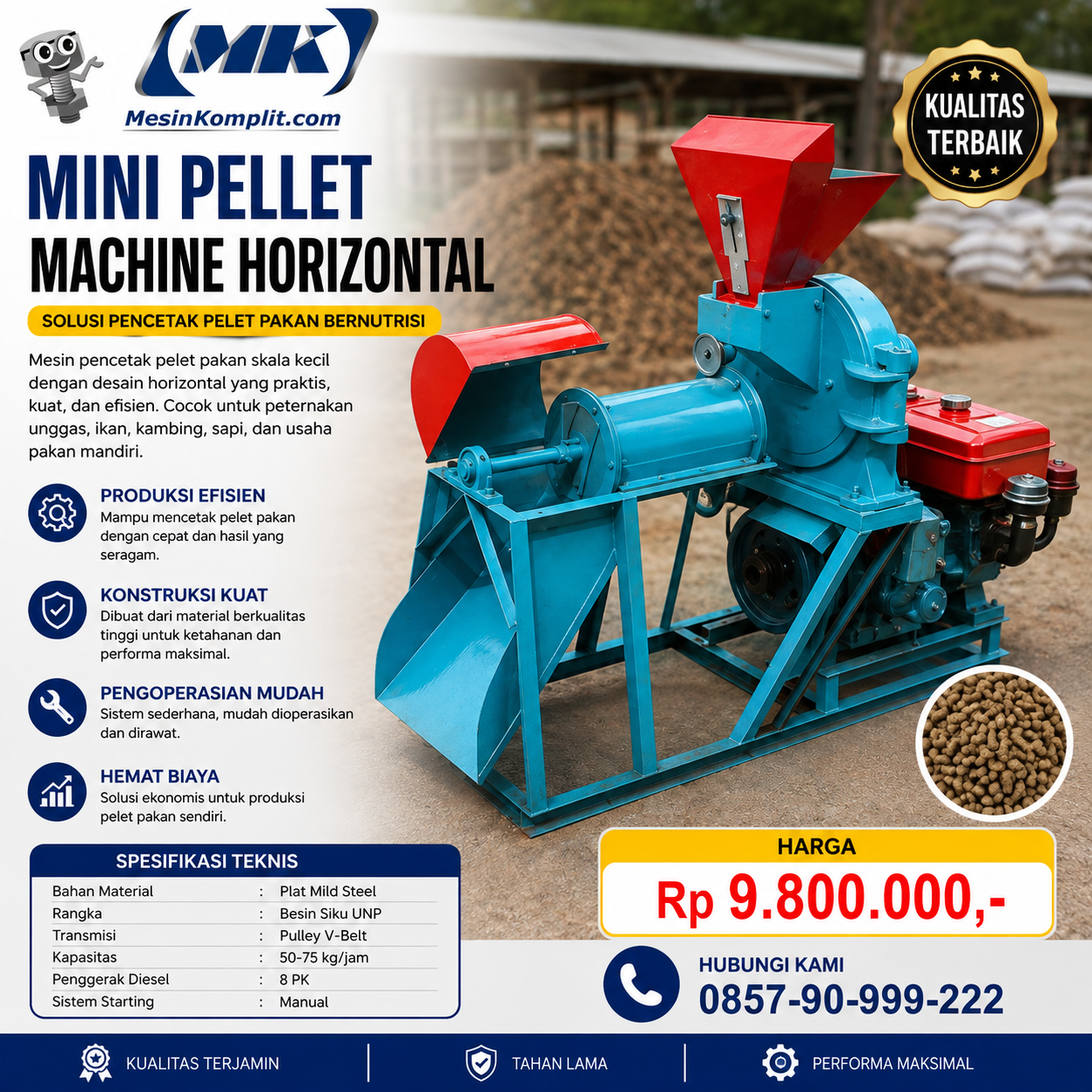 Pencetak Pellet Paka...